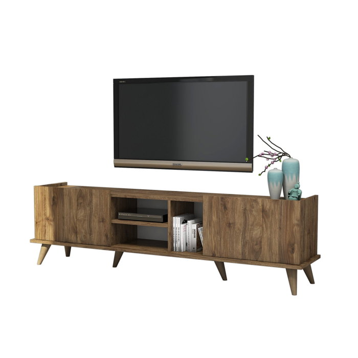 Hanah Home Elegante 1310 Soporte para TV Nogal
